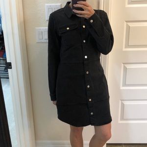 NWT Vero MODA Black Denim Dress Size Medium